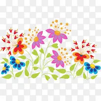 彩色蝴蝶花-空若网 彩色蝴蝶花-空若网