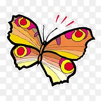 卡通手绘蝴蝶-空若网 卡通手绘蝴蝶-空若网
