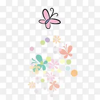 手绘卡通蝴蝶图案-空若网 手绘卡通蝴蝶图案-空若网