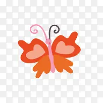 蝴蝶卡通矢量素材-空若网 蝴蝶卡通矢量素材-空若网