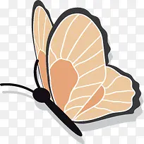 卡通蝴蝶动物插画-空若网 卡通蝴蝶动物插画-空若网