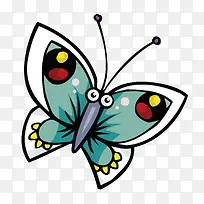 手绘卡通蝴蝶-空若网 手绘卡通蝴蝶-空若网