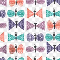 手绘创意蝴蝶背景-空若网 手绘创意蝴蝶背景-空若网