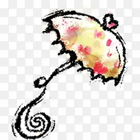 插画花伞可爱唯美-空若网 插画花伞可爱唯美-空若网