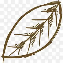 卡通手绘树叶-空若网 卡通手绘树叶-空若网