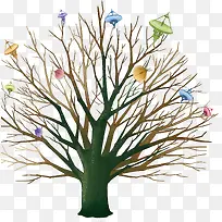 手绘树图案-空若网 手绘树图案-空若网