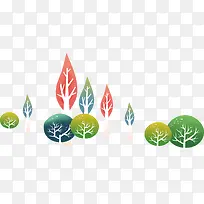 卡通手绘树木-空若网 卡通手绘树木-空若网