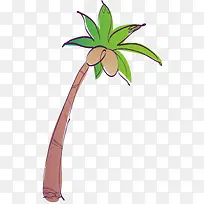 卡通椰树-空若网 卡通椰树-空若网