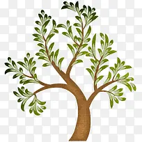 手绘大树-空若网 手绘大树-空若网