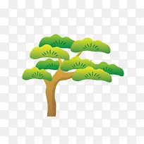 矢量松树素材-空若网 矢量松树素材-空若网