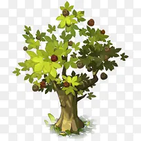 手绘树木素材卡通树木-空若网 手绘树木素材卡通树木-空若网