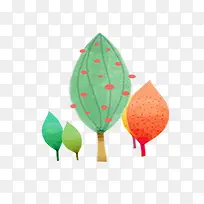 卡通绿色植物素材-空若网 卡通绿色植物素材-空若网