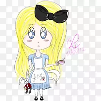 画卡通线艺术-爱丽丝梦游仙境-空若网 画卡通线艺术-爱丽丝梦游仙境-空若网