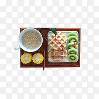 土司猕猴桃玉米早餐-空若网 土司猕猴桃玉米早餐-空若网