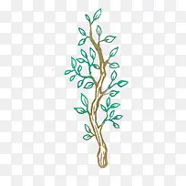 手绘树枝-空若网 手绘树枝-空若网