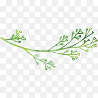 手绘小草 树枝-空若网 手绘小草 树枝-空若网