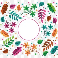 扁平化树叶标签-空若网 扁平化树叶标签-空若网