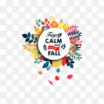 树叶植物彩色设计-空若网 树叶植物彩色设计-空若网