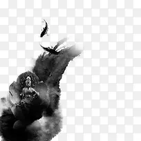 水墨素材-空若网 水墨素材-空若网