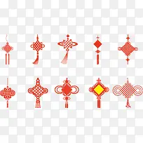 可爱矢量元素中国结-空若网 可爱矢量元素中国结-空若网