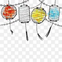 手绘灯笼下载-空若网 手绘灯笼下载-空若网