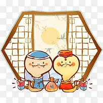 提灯笼的矢量蛇-空若网 提灯笼的矢量蛇-空若网