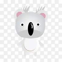 卡通可爱小动物装饰动物头像-空若网 卡通可爱小动物装饰动物头像-空若网