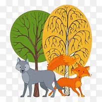 卡通可爱小动物装饰动物头像-空若网 卡通可爱小动物装饰动物头像-空若网