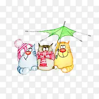 卡通可爱小动物装饰动物头像-空若网 卡通可爱小动物装饰动物头像-空若网