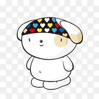 卡通可爱小动物装饰设计动物头像-空若网 卡通可爱小动物装饰设计动物头像-空若网