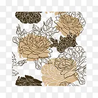 卡通手绘花纹底纹-空若网 卡通手绘花纹底纹-空若网