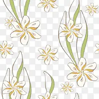 卡通手绘花纹底纹-空若网 卡通手绘花纹底纹-空若网