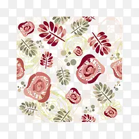 卡通手绘花纹底纹-空若网 卡通手绘花纹底纹-空若网