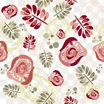 卡通手绘花纹底纹-空若网 卡通手绘花纹底纹-空若网