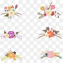 矢量手绘卡通花朵-空若网 矢量手绘卡通花朵-空若网