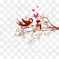 七夕节 爱情鸟-空若网 七夕节 爱情鸟-空若网