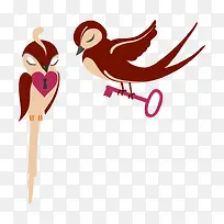 七夕节 爱情鸟-空若网 七夕节 爱情鸟-空若网