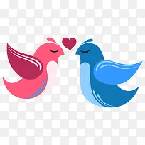 七夕节 爱情鸟-空若网 七夕节 爱情鸟-空若网