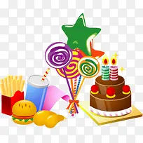 ʥ�������ﵰ��PNGʸ���ز�-������