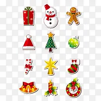 卡通圣诞礼物素材-空若网 卡通圣诞礼物素材-空若网