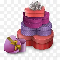 爱心盒子矢量素材-空若网 爱心盒子矢量素材-空若网