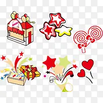 矢量装饰礼物素材惊喜-空若网 矢量装饰礼物素材惊喜-空若网