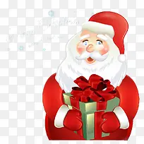 圣诞老人送礼免费PNG素材-空若网 圣诞老人送礼免费PNG素材-空若网