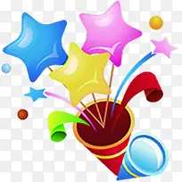 彩色卡通星星惊喜-空若网 彩色卡通星星惊喜-空若网