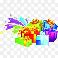 彩色卡通礼物惊喜-空若网 彩色卡通礼物惊喜-空若网