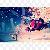 彩色礼物星光惊喜-空若网 彩色礼物星光惊喜-空若网