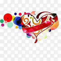 彩色惊喜爱心七夕-空若网 彩色惊喜爱心七夕-空若网