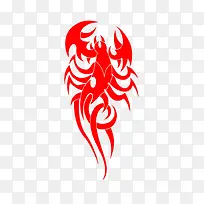 简约经典动物剪纸广告设计蝎子-空若网 简约经典动物剪纸广告设计蝎子-空若网