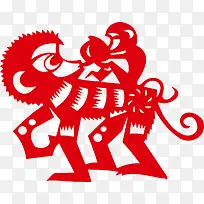 动物剪纸-空若网 动物剪纸-空若网