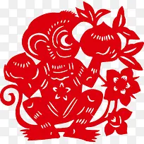 动物剪纸-空若网 动物剪纸-空若网